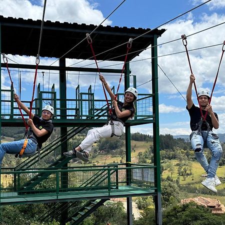 Glamping Y Chalet Aventura Park Villa De Leyva La Periquera Dış mekan fotoğraf