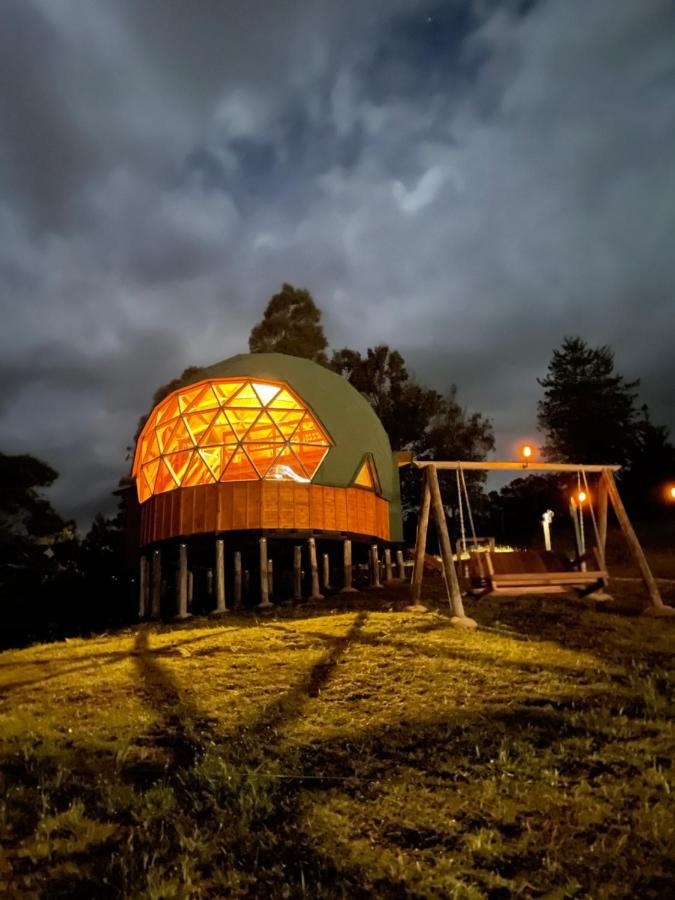 Glamping Y Chalet Aventura Park Villa De Leyva La Periquera Dış mekan fotoğraf