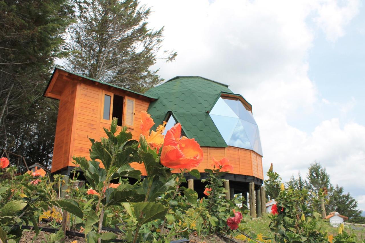 Glamping Y Chalet Aventura Park Villa De Leyva La Periquera Dış mekan fotoğraf