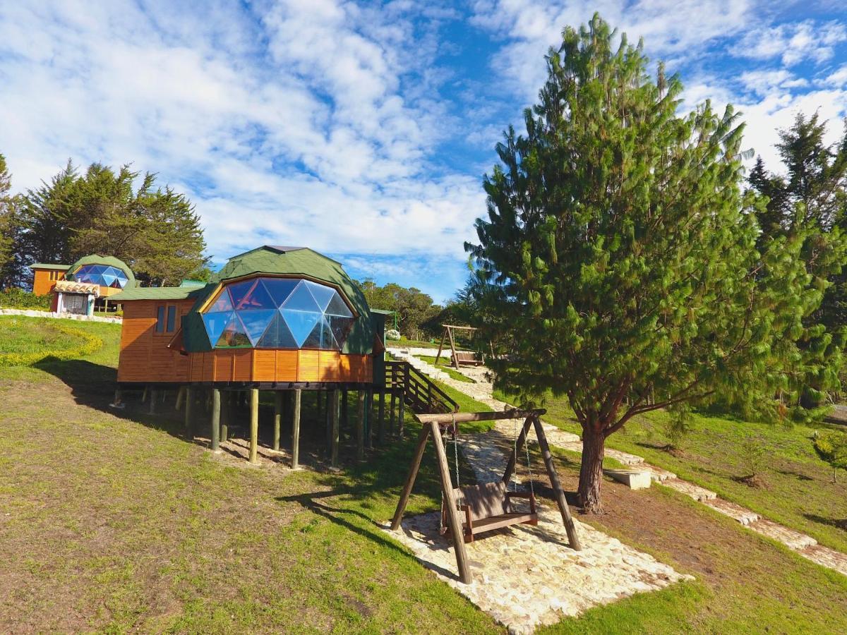 Glamping Y Chalet Aventura Park Villa De Leyva La Periquera Dış mekan fotoğraf