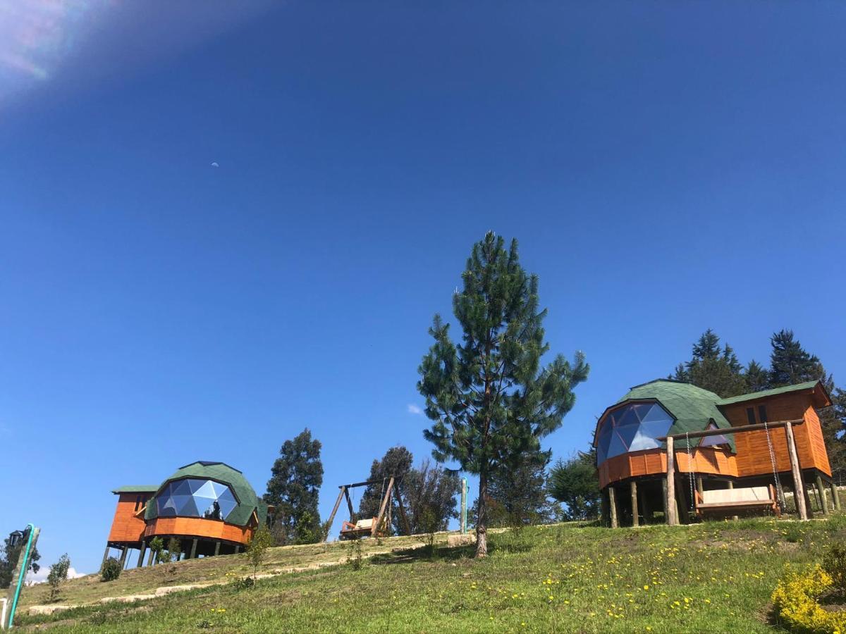 Glamping Y Chalet Aventura Park Villa De Leyva La Periquera Dış mekan fotoğraf