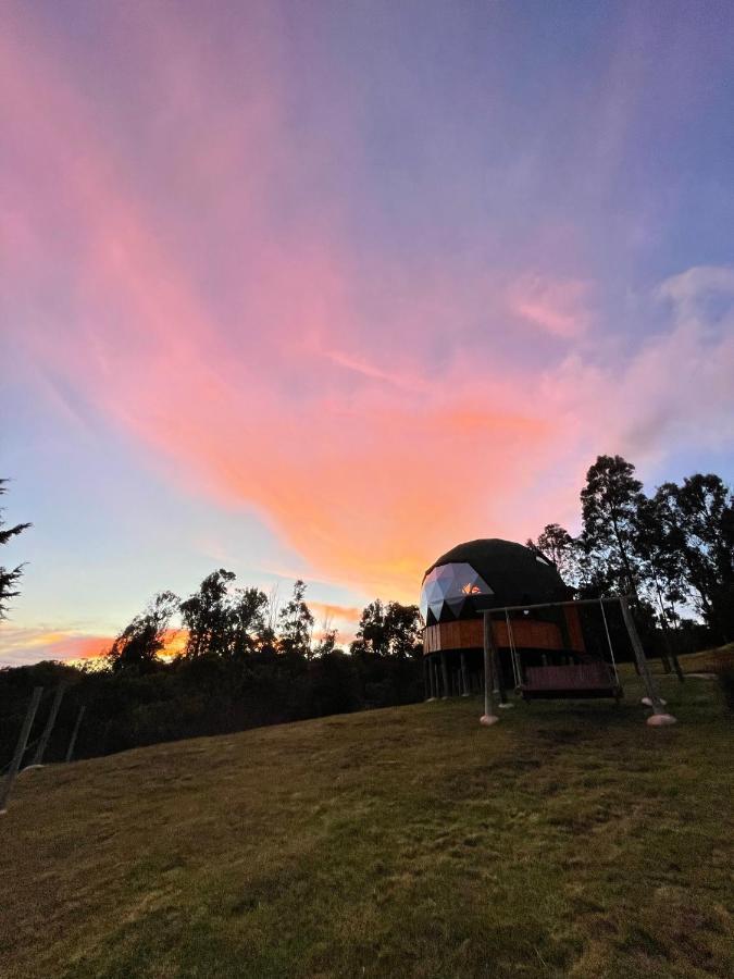 Glamping Y Chalet Aventura Park Villa De Leyva La Periquera Dış mekan fotoğraf