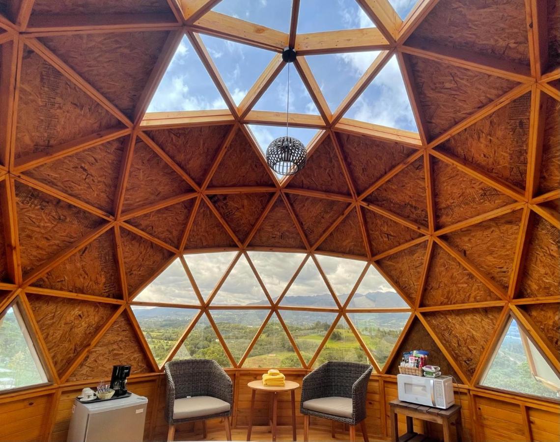 Glamping Y Chalet Aventura Park Villa De Leyva La Periquera Dış mekan fotoğraf