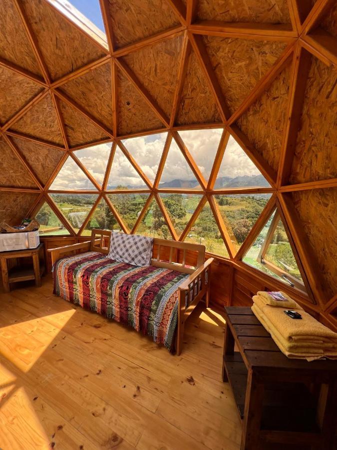 Glamping Y Chalet Aventura Park Villa De Leyva La Periquera Dış mekan fotoğraf