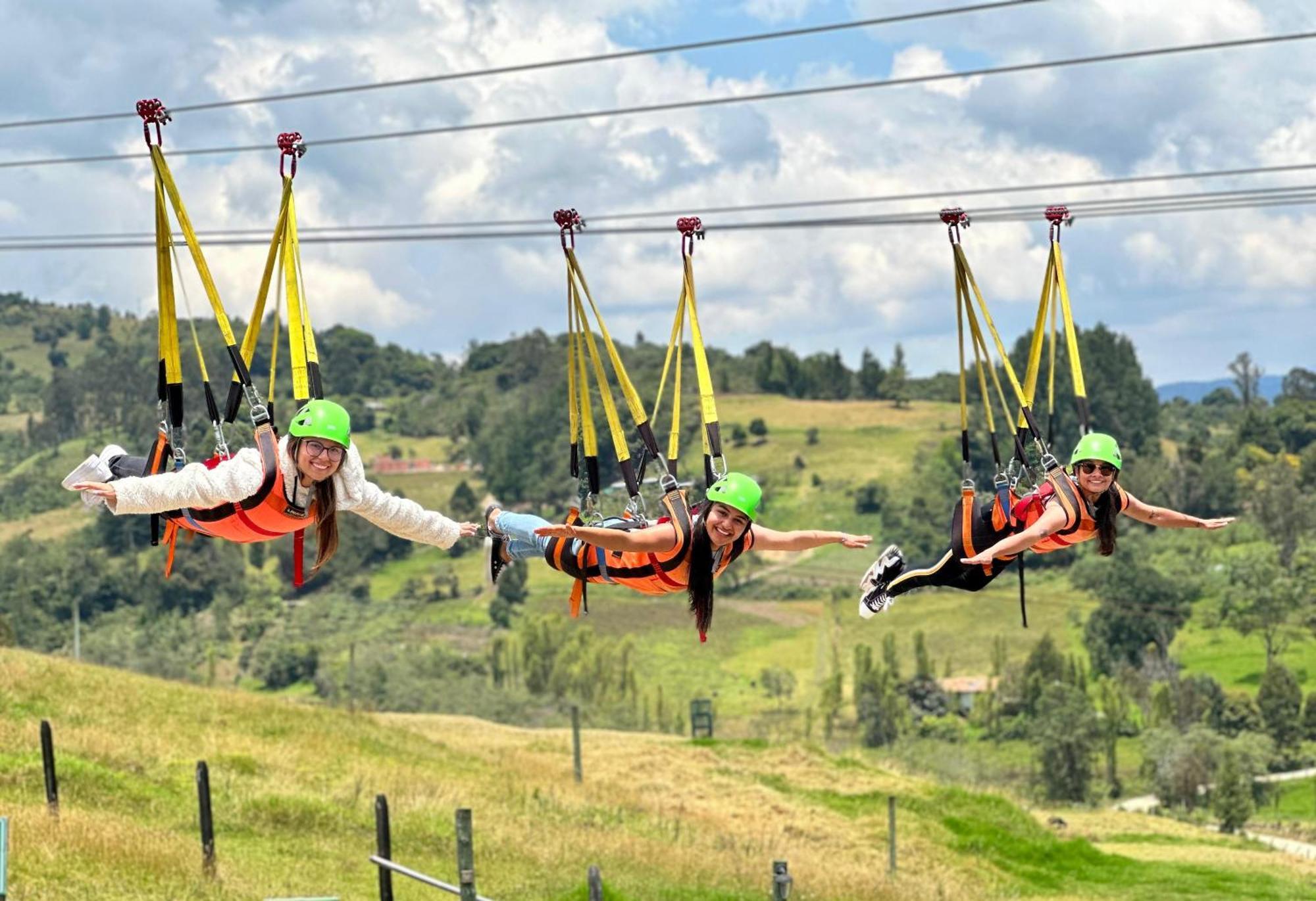 Glamping Y Chalet Aventura Park Villa De Leyva La Periquera Dış mekan fotoğraf