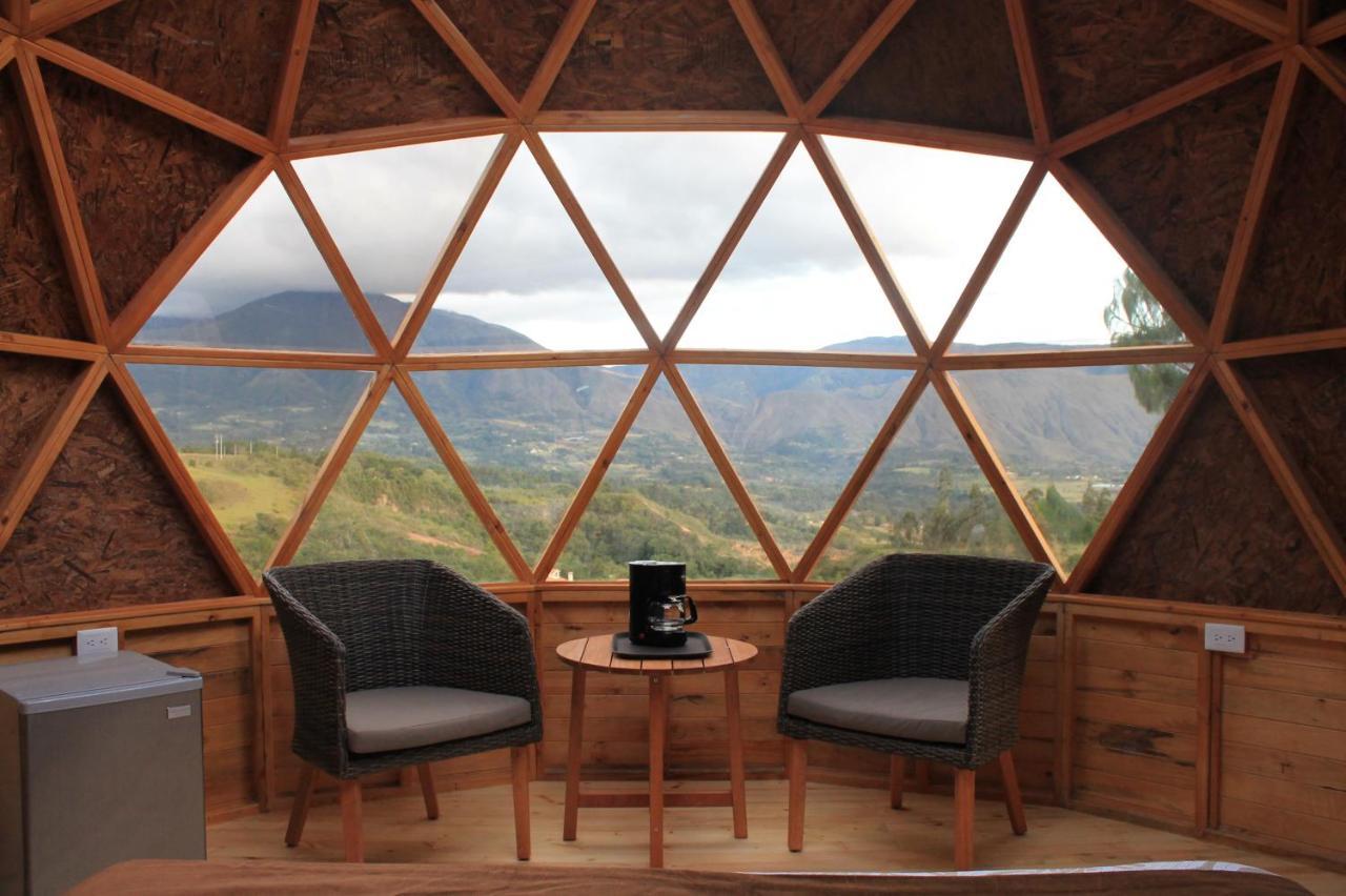 Glamping Y Chalet Aventura Park Villa De Leyva La Periquera Dış mekan fotoğraf