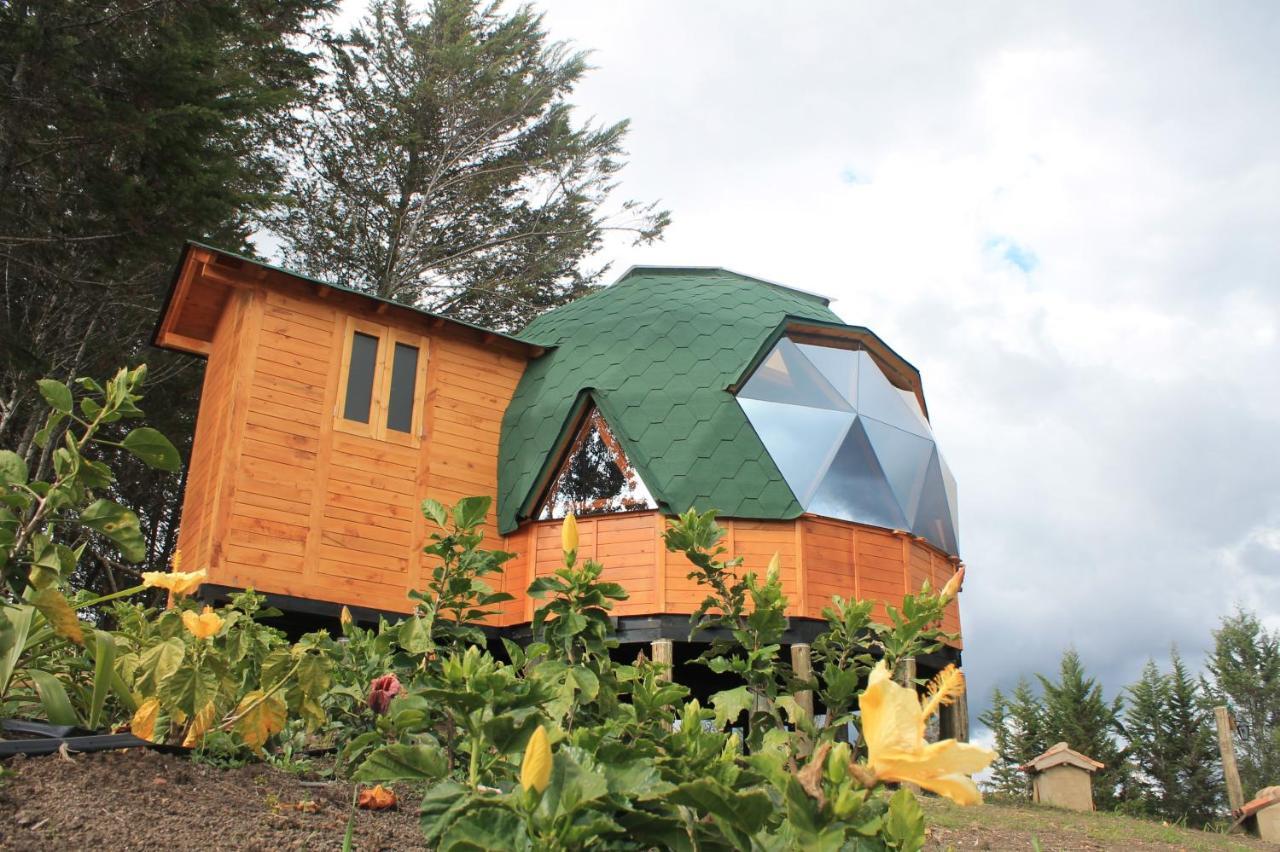 Glamping Y Chalet Aventura Park Villa De Leyva La Periquera Dış mekan fotoğraf