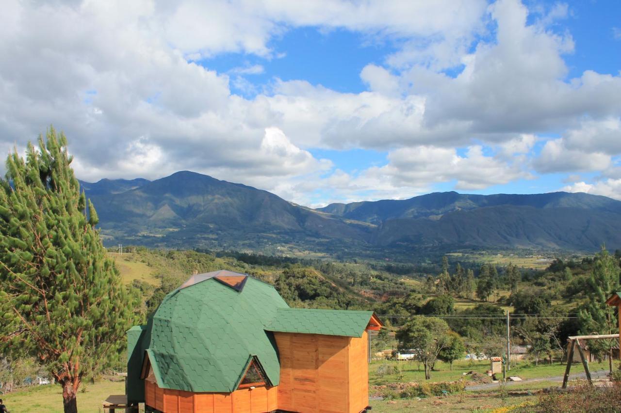 Glamping Y Chalet Aventura Park Villa De Leyva La Periquera Dış mekan fotoğraf